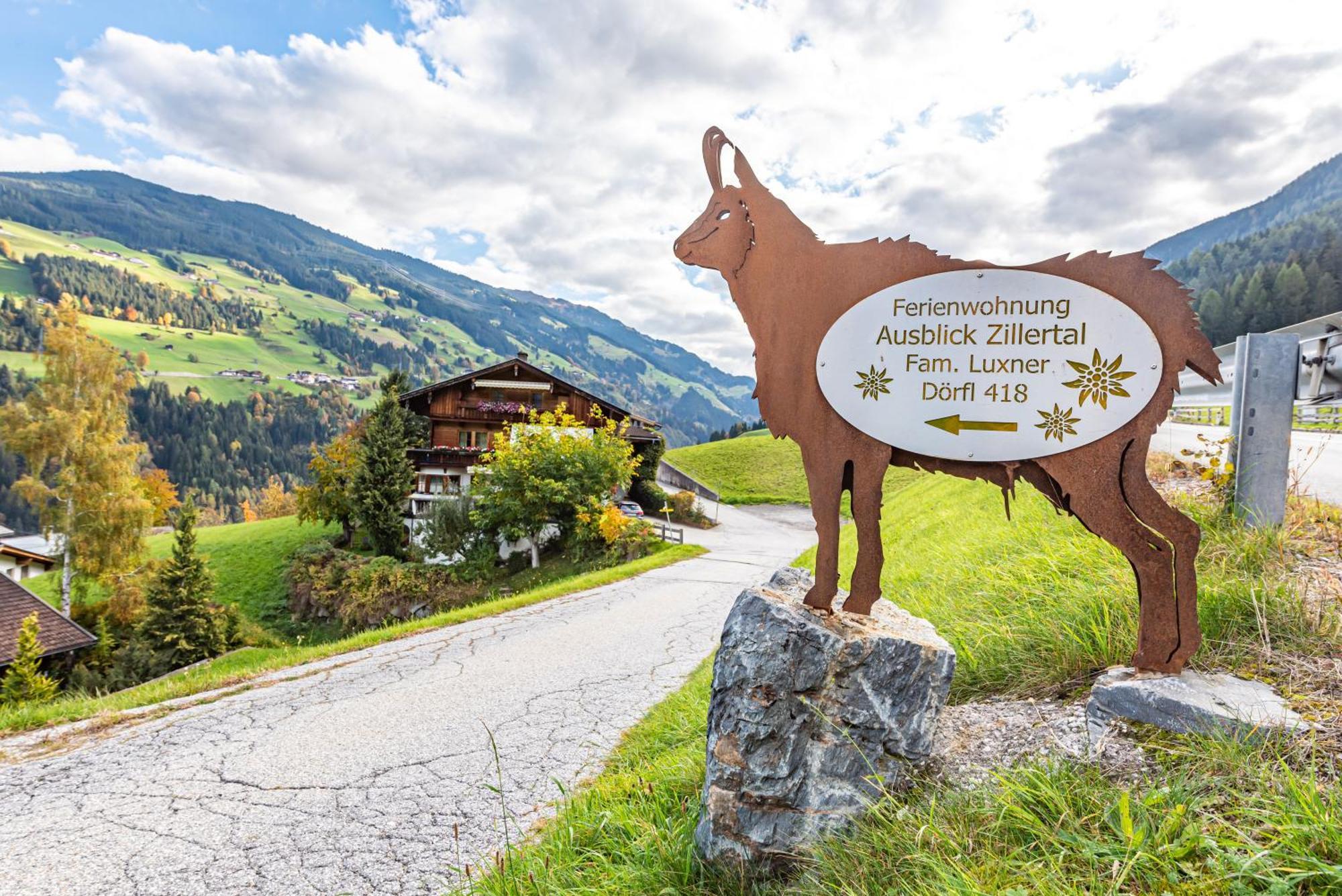 Ferienwohnung Ausblick Zillertal Hainzenberg Extérieur photo